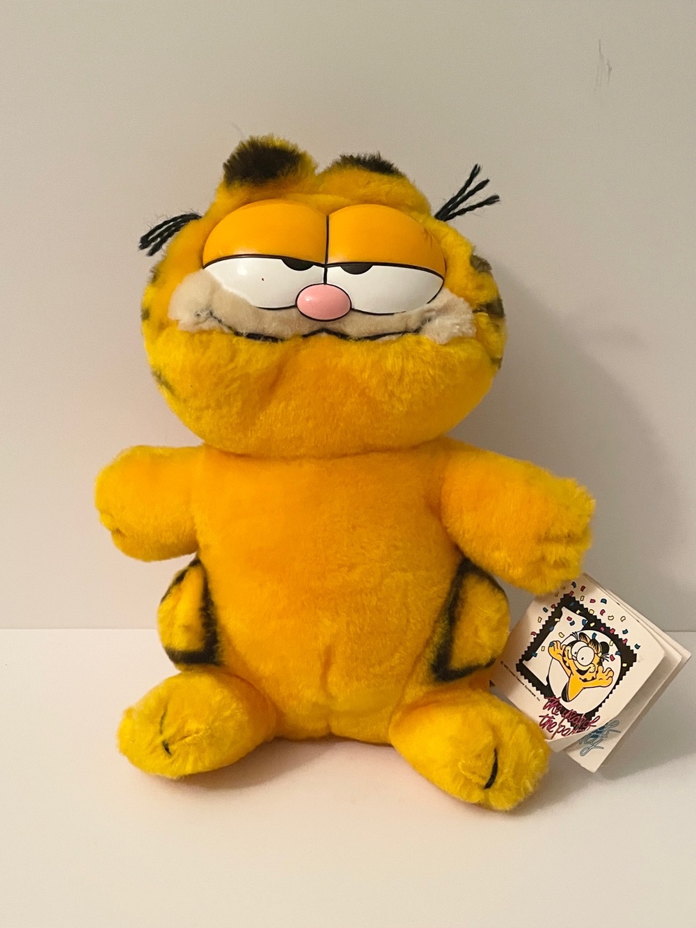 VTG 1988 Dakin Garfield Plush 10th Birthday Year Of The Party Stuffed Animal